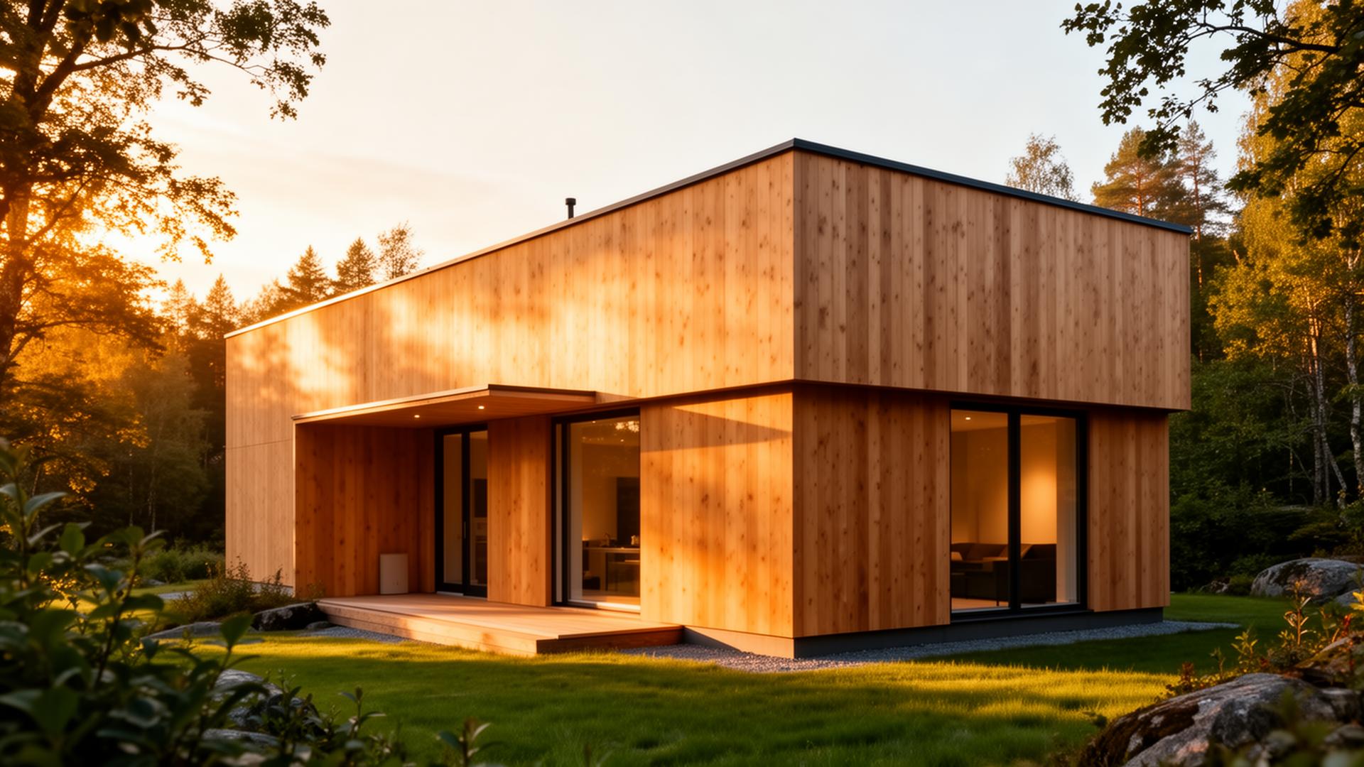 Moderne trehus